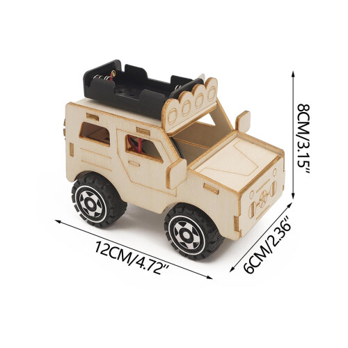 Puzzle Science Experiment Handicraft Technology Car Educational Equipment Material Package 2