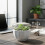 (03) White Crackle Ceramic Succulent Planter 6