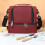 (Wine Red) Insulated Lunch Bag with Adjustable Strap 4