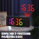 Projector Alarm Clock with Ceiling Projection, 12/24H Auto Dimming Display – Compatible with Home Decor 7