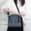 (Navy Blue) Insulated Lunch Bag with Adjustable Strap 3