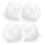 12Pièces Casquettes Blanches Protectrices Pour Atelier Et Service 11