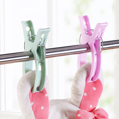 large clothespin Clips Plastic Windproof Household Users for Drying Clothes 6pcs 2