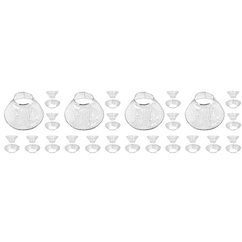 40Pièces Filtres De Cuisine Argent Mesh Durable Pour 2