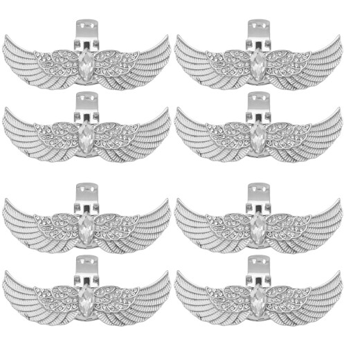 8St Witte Schoenclips Met En Pumps
