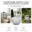 (03) White Crackle Ceramic Succulent Planter 10