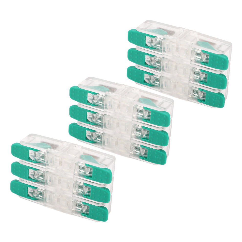 10Pcs 3 In 3 Out Wire Connector Quick Wiring Terminal 0.5Â6Mmâ² 41A 450V 5091387612301