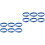 20Pièces Bracelet En Silicone Durable 6