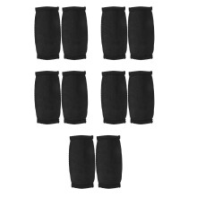 10St Zwarte Chin Pads Polyester Voor Voetbal Skaten Helmen