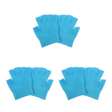 3Paren Paar Sky-Blauwe Handschoenen Voor Handverzorging Met Gelvoering