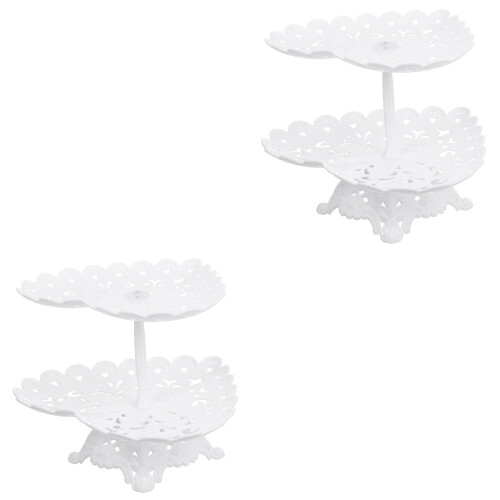 2Pièces Présentoir Pour Gâteaux Snacks Party 1