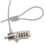 Laptop Security Lock Resettable Code 1.8M Silver 4