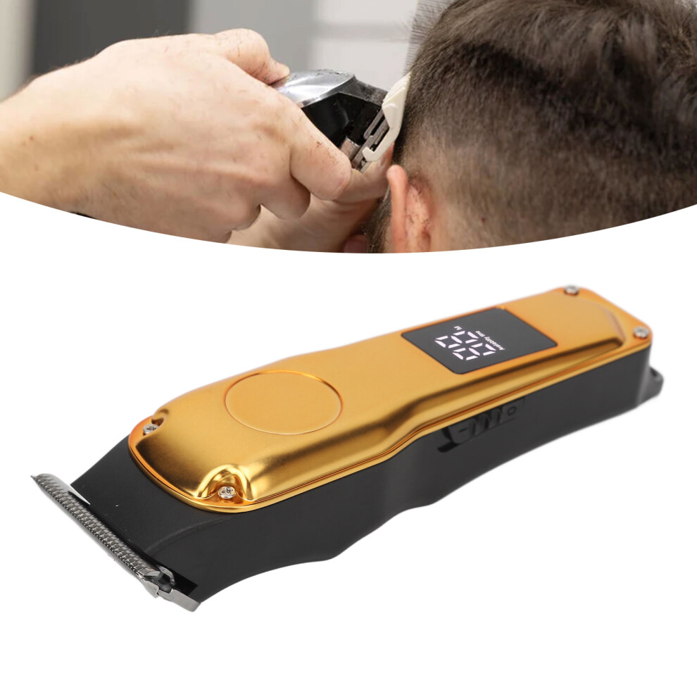 Rechargeable Electric Hair Clipper with LED Display, 600mAh Lithium Battery