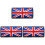 3Pièces Patchs Couture Multicolores Uk Pour Vêtements Sacs 3