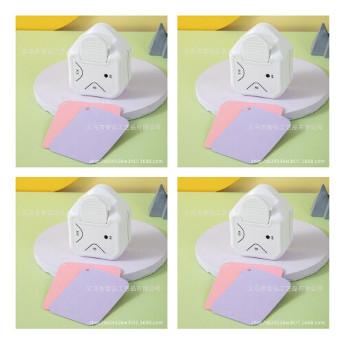 4St Compacte Hoekpons Voor Papierbewerking En Embossing
