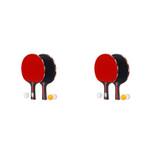 2Ensembles Ensemble De Raquettes Pong Bois Pour Entraînement