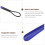 Blue Plastic Shoe Horn Tool Long Handle Ergonomic Design for Shoes Use 2