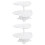 2Pièces Présentoir Pour Gâteaux Snacks Party 4