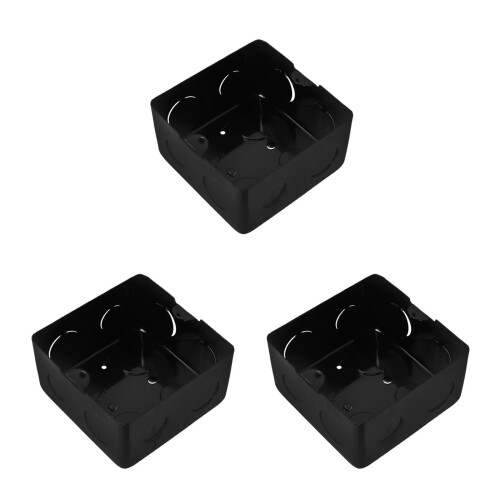 3Pièces Boîtiers Électriques Pour Prise Sol Durables