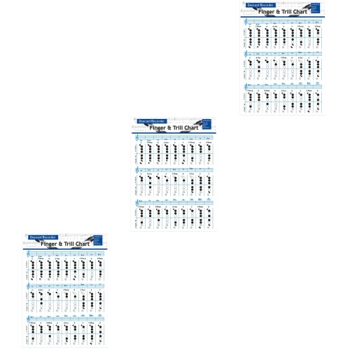 3St Beginners Akkoord Chart Voor Studenten Kleurrijk