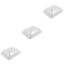 3Pièces Cloche Protectrice Pour Gâteau Snacks