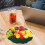 Round silicone placemat vintage embossed heat resistant 3