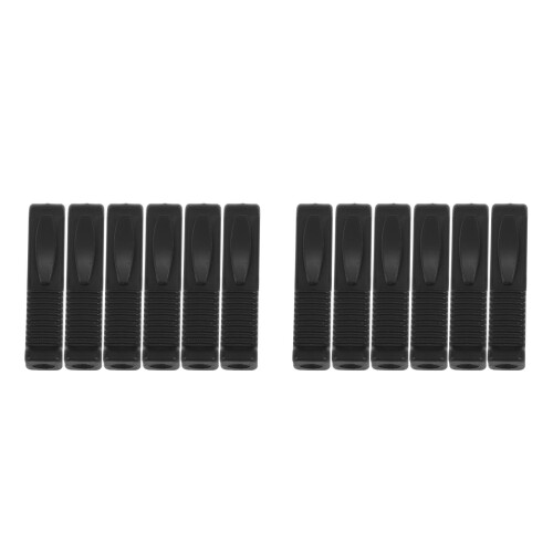 12Pièces Ouvre-Ampoules Réutilisable Noir Mini Portable Usage Médical