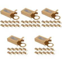 125Pièces Boîtes Cadeaux Papier Avec Kaki