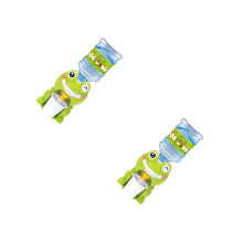 2Sets Kindvriendelijke Groene Mini Waterdispenser Cartoon Voor Thuis
