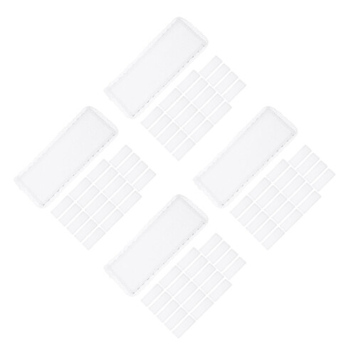 80Pièces Kit Marque-Pages DIY En Tissu Polyester Pour Broderie