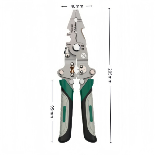 Multi-Functional Electric Wire Stripper And Cutter Tool With Anti-Slip Grip 1