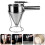 Octopus Ball Funnel Kitchen Sushi DIY Piston Funnel with Rack (Silver) 5