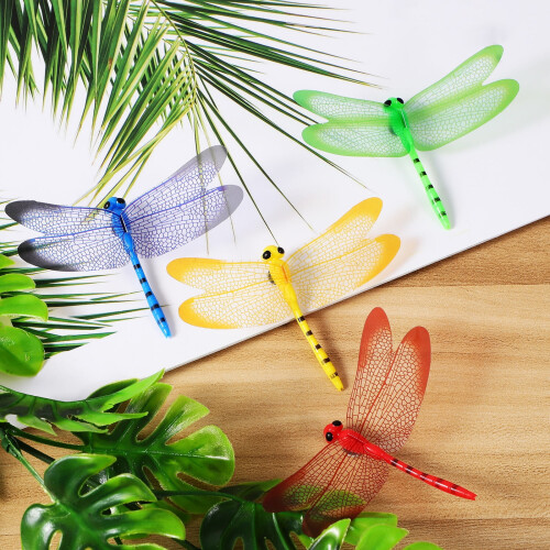 Dragonfly Mini Fridge Magnets Set of 5 1