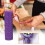 Purple Jacquard Net Mesh Wrapping Paper Roll 11.02 x 179.92 5