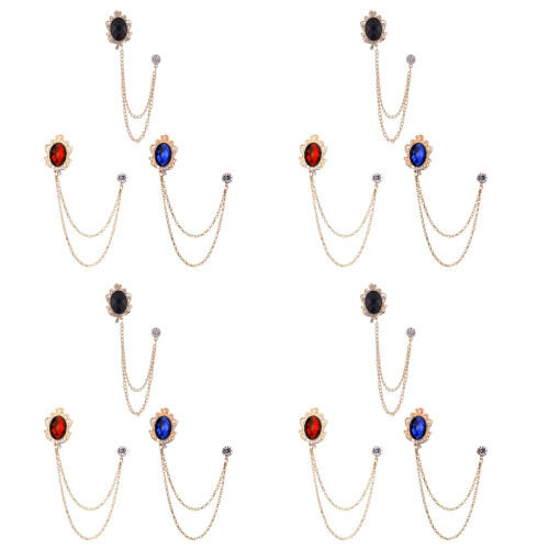 12Pièces Accessoires Costume Broche