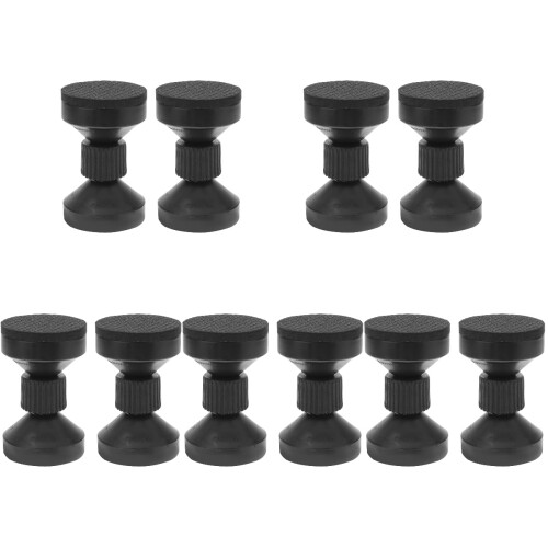 10Pièces Butées Noir Adhésives Anti-Déplacement Lit