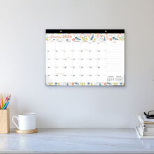 2026–2027 Large Watercolor Desk Calendar (22"x17"), 18-Month Planner (Jan '26–Jun '27), Thick Non-Bleed Paper, Holidays Marked