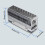 Μεταλλικές ψύκτρες ψύκτρας M.2 NVMe M.2 2280SSD Μεταλλικές ψύκτρες με θερμικό υπόστρωμα 5