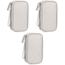 3Pièces De Rangement Accessoires Digitaux Solide Et