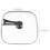 Glass Square Pan Lid with Knob Handle 1 Pack 6