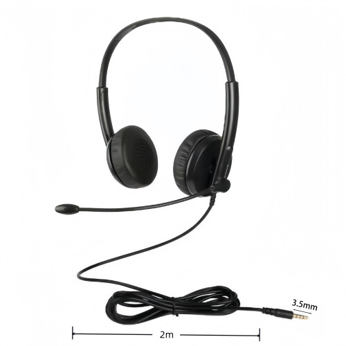 Gamingheadset met ingebouwde microfoon voor pc en kantoor 1