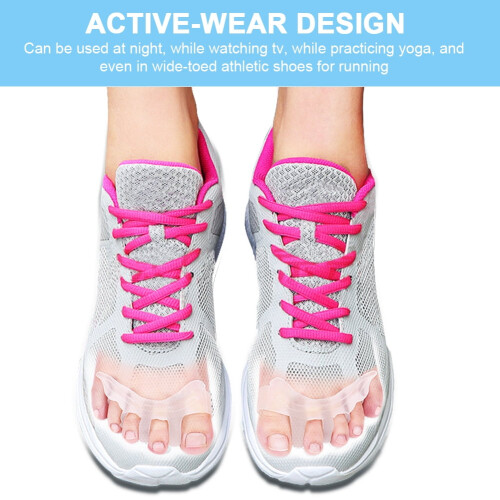 Senjay Herwey Toe Separator, Gel Toe Separator Toe Spacers Toe Stretchers 2