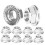 10 pcs Stainless Steel Flange Nuts M4–M12 5