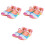 3Paires Chaussures Rose Danse Semelle Enfants 3