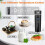 Electric Kettle 450ml Portable with LCD Display Black 5