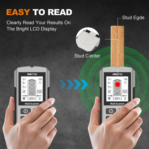 Multifunctional Handheld Metal & Wall Detector with Advanced Multi-Mode Detection for Home Improvement, Carpentry and Electrical Work 1
