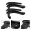 Office Chair Arm Pads with Lumbar Support 2 pcs Black 3