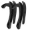 Office Chair Arm Pads with Lumbar Support 2 pcs Black 4