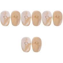 4Paren Silicone Oorkappen Koffie Voor Haarkleuren En Warmtebescherming