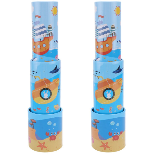 2Pièces Télescope Enfant Fer Durable Jouet Éducatif